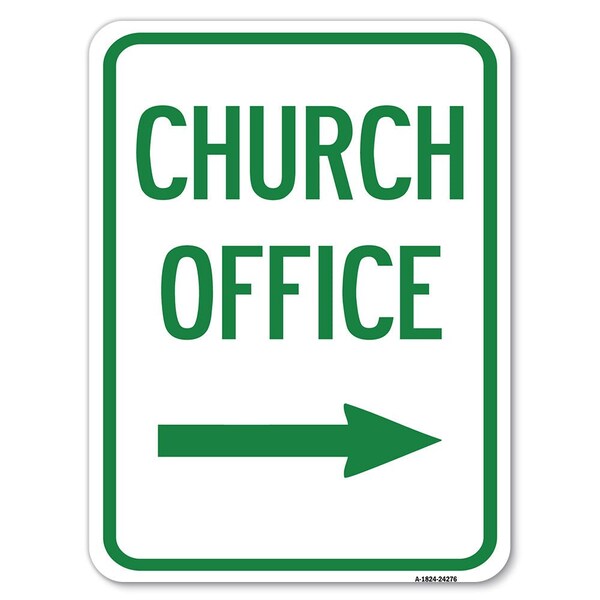 Safety Sign, 18 in Height, Aluminum, 24 in Length, 24276